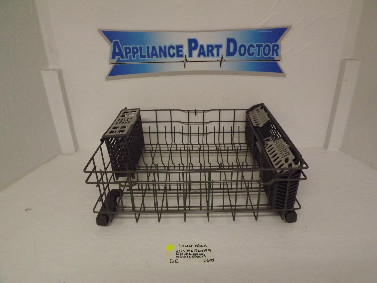 GE Dishwasher WD28X26099 WD28X22600 WD28X2262 Lower Rack Used GE Dishwasher WD28X26099 WD28X22600 WD28X2262 Lower Rack Used